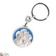 Sleutelhangers St. Christopher - Zilver metaal - blauw