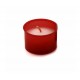 Luci notturne votive rosso - 4 / 5 ore