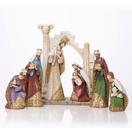 Resin Christmas crib