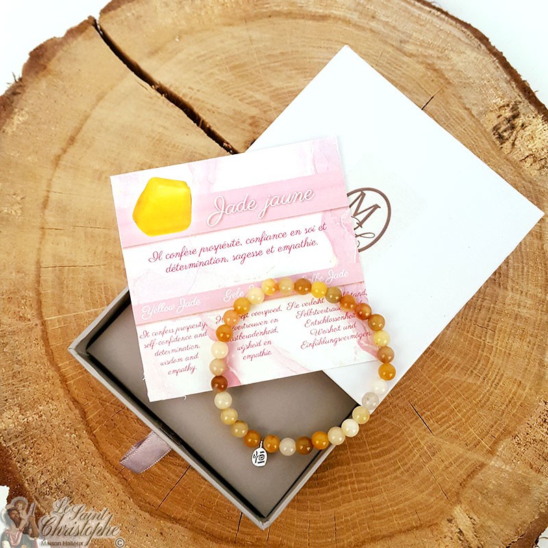 Bracciale Giada: Pietra Naturale Multicolore