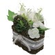 Bouquet of artificial flowers - flower basket