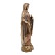 Statue Vierge Marie Triptyque résine bronze - 27 cm