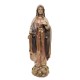 Statue Vierge Marie Triptyque résine bronze - 27 cm