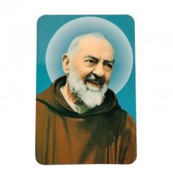 magnetische plaat om de koelkast met Padre Pio