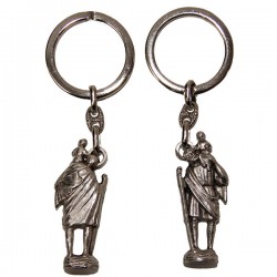 Heiliger Christophe Keychain - Statuette