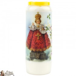 Candele della novena per il Piccolo Gesù di Praga