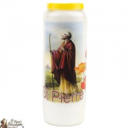 Candele della novena a San Pietro