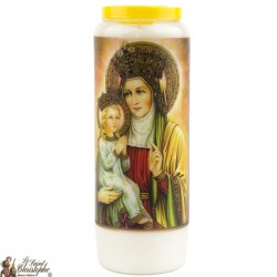 Candele della novena dedicate a Sant'Anna