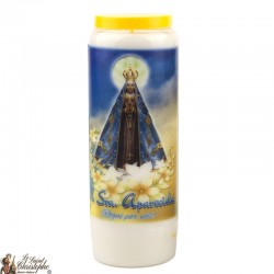 Candele della novena a Nostra Signora di Aparecida