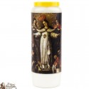 Novena candles to Our Lady of Mercy