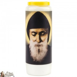 Candele della novena di San Charbel