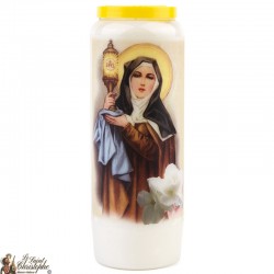 Novena de velas a Santa Clara