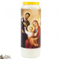 Candele della Novena alla Sacra Famiglia - modello 2