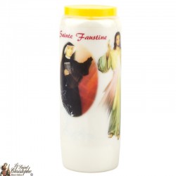 Candele della novena dedicate a Santa Faustina