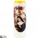 Novena candles to Saint Rita - model 2