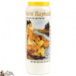 Novena candles to the Angel Saint Raphael