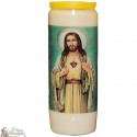 Candele della Novena al Sacro Cuore di Gesù - preghiera multiligue