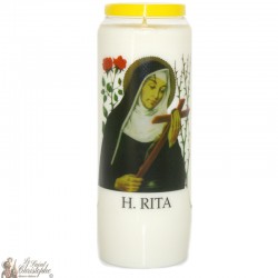 Candele della novena dedicate a Santa Rita