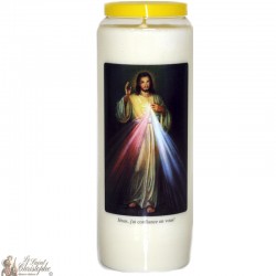 Novena de velas dedicada a Cristo Misericordioso - modelo 1