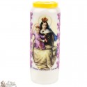 Novena candles to Our Lady of Mount Carmel - Model 2