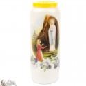 Candele della novena alla Madonna di Lourdes - modello 2