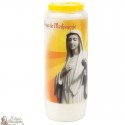 Bougies Neuvaines à la Vierge de Medjugorje - modèle 2