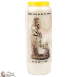 Candele della novena dedicate a Nostra Signora della Liberazione