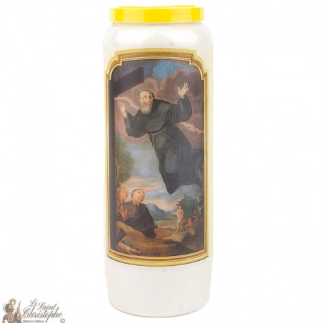 Candles Novena - White - " Joseph of Cupertino" (French)