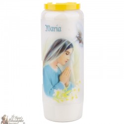 Bougies Neuvaines à la Vierge Marie - modèle 5