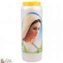 Candele della novena alla Vergine Maria - modello 2