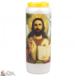 Velas de novena para Jesús - modelo 2