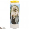 Velas de novena a la Virgen María - modelo 4