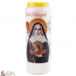 Novena de velas dedicada a Santa Hildegarda