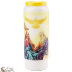 Novena candles to the Father, the Son and the Holy Spirit