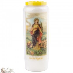 Novena candles to Saint Agatha