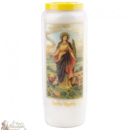 Candles Novena - White - "Archangel Saint Michael" (French)