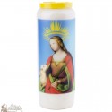 Novena candles to Saint Agnes