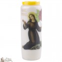 Novena de velas dedicada a Santa Rosalía