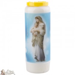 Candele della Novena alla Vergine Maria - modello 6