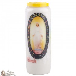 Candele della novena dedicate alla Madre di Misericordia Pellevoisin