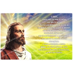 sticker with german  prayer - father, i believe in you