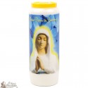 Novena candles to the Virgin of Banneux - model 2