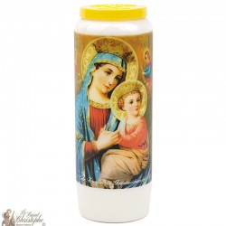 Velas de novena a Nuestra Señora del Perpetuo Socorro - Modelo 2