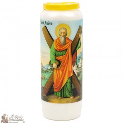 Novena candles for Saint Andrew