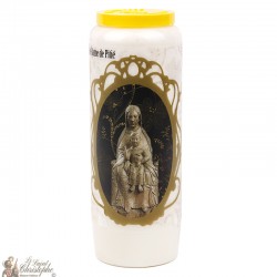 Novena candles to Our Lady of Mercy