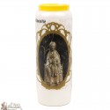 Novena candles to Our Lady of Mercy