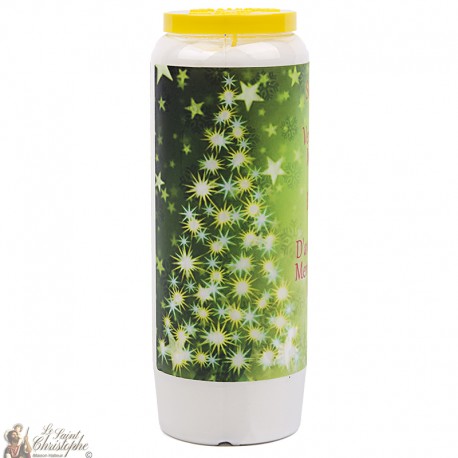 Candles Novenas of christmas model 2  – french  Prayer