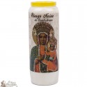 Novena candles to the Black Madonna of Czestochowa