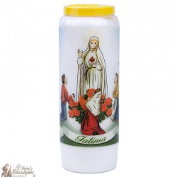 Candele della novena alla Madonna di Fatima - modello 2