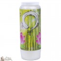 candele decorative  con  simbolo zen modello 2